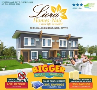 2 Bedroom Townhouse Unit for Sale at Kaia Homes Palangue Naic City, Cavite