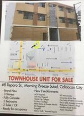 Morning Breeze Subdivision, Caloocan, Townhouse For Sale