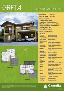 Camella Heights 3-Bedroom Greta House for Sale, Naga City