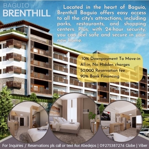 Condo for sale in Baguio FULLY FURNISHED
10% to Move-in