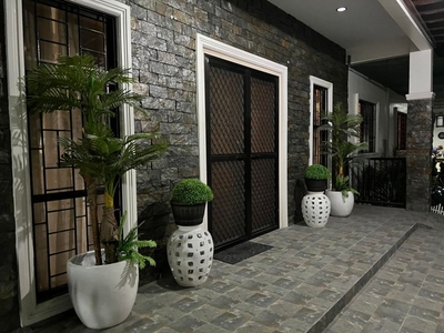 elegant palatial modern bungalow house with pool in korean town angeles city