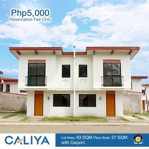 For Sale -Duplex 2 Storey House With 3 Bedrooms in Candelaria, Quezon