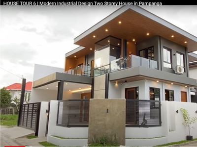 For sale Modern Industrial Design Two Storey House with Pool in Angeles