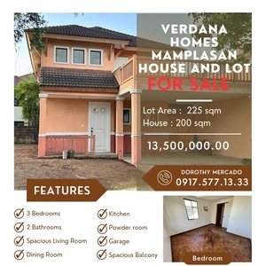 House For Sale in Verdana Homes Mamplasan - Alveo an AyalaLand Company
