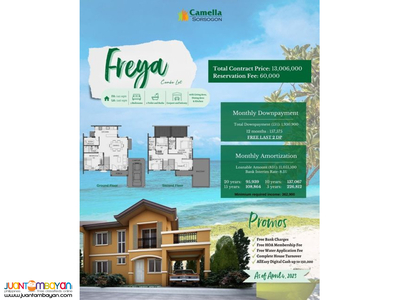house & Lot For Sale - Freya Unit (Camella Sorsogon)