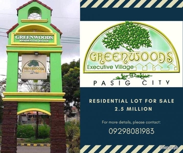 Lot for Sale in Pasig City