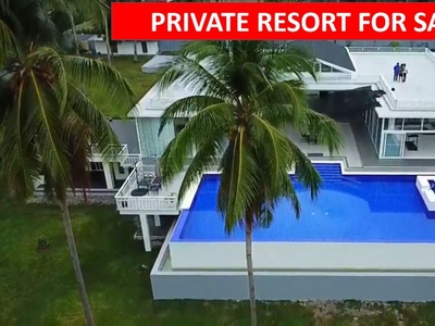 Private White Sand Beach Resort For Sale in Tuburan, Cebu