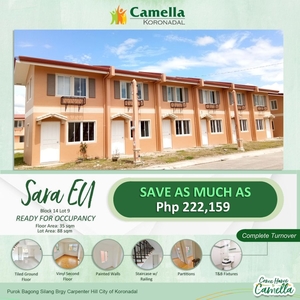 RFO Townhouse for Sale in Carpenter Hill, Koronadal, South Cotabato