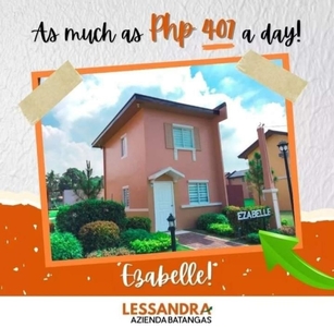 Two-storey Ezabelle Single Firewall House for Sale Lessandra Azienda in Batangas