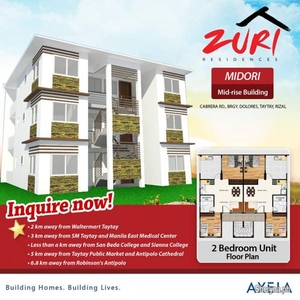 3-storey condo for sale thru Pag-ibig / In-house in Taytay Rizal