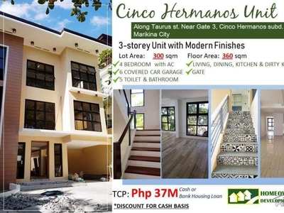 5 bedroom House and Lot for sale in Marikina