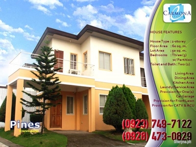 Affordable PINES Townhouse at Carmona Estate near Alabang