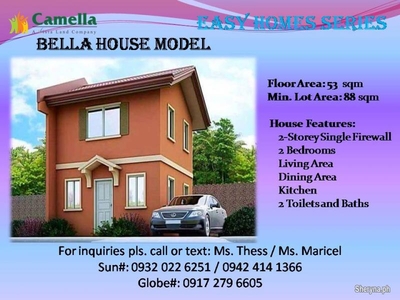 Affordable quality house and lot for sale - BELLA house model