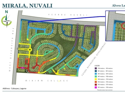 For Sale! 405 sqm Residential Lot at Mirala at Nuvali, Calamba, Laguna