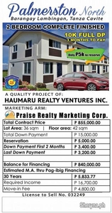 Tanza Cavite Affordable House and Lot thru Pagibig