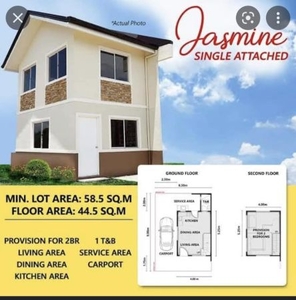 2 Storey Complete Finish Townhouse in The Park at Lipa near La Salle for Sale