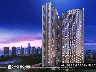 3 bedroom for sale in Allegra Garden Place near BGC and Ortigas CBD, Kapitolyo