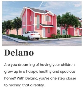 Delano Single Attached House and Lot For Sale Tanza Cavite