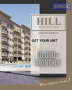 For sale 1 Bedroom Flexi Suite at Hill Residences, Quezon City