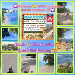 For Sale Beach Lot for Installment in Lucod, Baganga, Davao Oriental