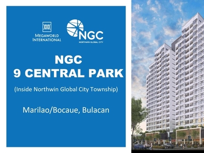 For Sale: Studio Condo Unit in 9 Central Park at Northwin Global City, Bulacan
