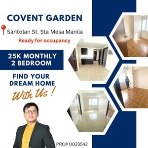 Near LRT2 and UBELT 2 bedroom rent to own condo in Sta Mesa Manila