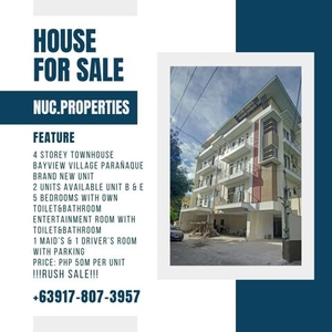 Townhouse For Sale In Tambo, Paranaque