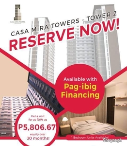 1 bedroom Unit for sale at CASA MIRA TOWERS in Cebu City
