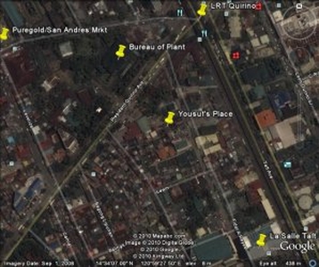 Malate flat 1br w/toilet/shower+1dining/kit+veranda/wash area - Manila - free classifieds in Philippines