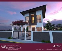 2BR House and Lot in Bougainvillea Residences-Aster Model