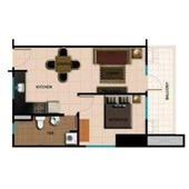 45.91 sq.m. 1-Bedroom Condo Home Unit Twill Tower Silk Res