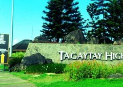 Price Drop 298sqm Lot For Sale At Tagaytay Highlands