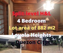 Split-level House and big lot in Loyola Heights Quezon City