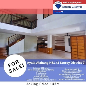 Townhouse For Sale In Ayala Alabang, Muntinlupa