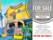 HOUSE & LOT FOR SALE!!! 120SQM. LOT SIZE