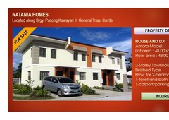 On-Going Amora Townhouse in Natania Homes