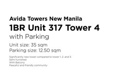 Avida Towers New Manila 1 bedroom