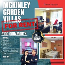 Mckinley Hill, Taguig, Property For Rent