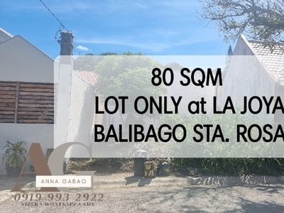 Lot For Sale In Balibago, Santa Rosa