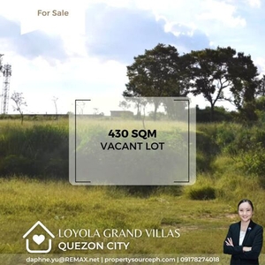 Lot For Sale In Matandang Balara, Quezon City