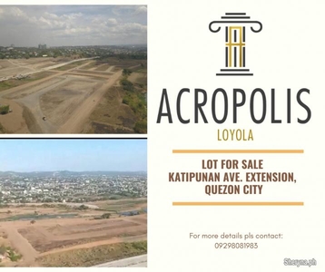 Residential Lot for Sale in Acropolis Loyola in Quezon City
