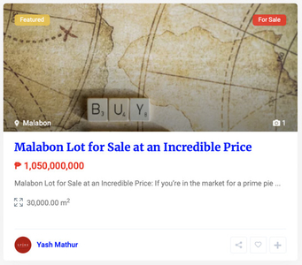 Lot For Sale In Catmon, Malabon