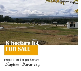 8 hectare land in Magtuod Davao city