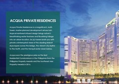 Acqua Private Residences (Ready for Occupancy Units)
