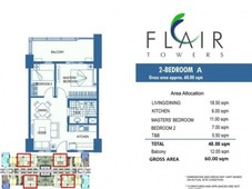 RESALE Flair Tower 2Bedroom w/ith Parking 5.8mill