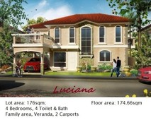 Siena Hills 4 Bedroom House and Lot in Lipa For Sale