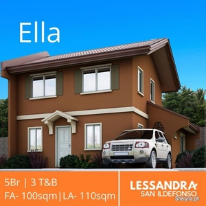 AFFORDABLE HOUSE AND LOT IN SAN ILDEFONSO ELLA