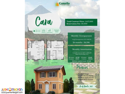 cAMELLA Cara Unit - House & Lot For Sale