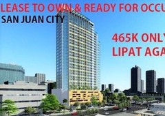 Condo unit in San Juan for lease to own move in in just 2 weeks