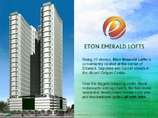 ETON EMERALD LOFTS For Sale Philippines